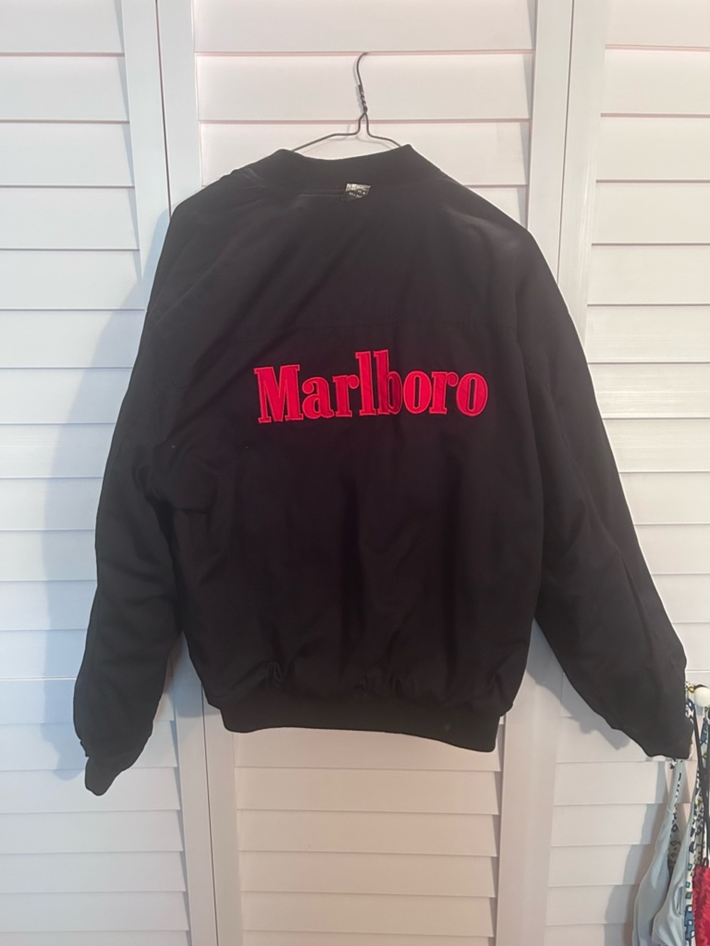 Marlboro Black Vintage reversible Jacket new